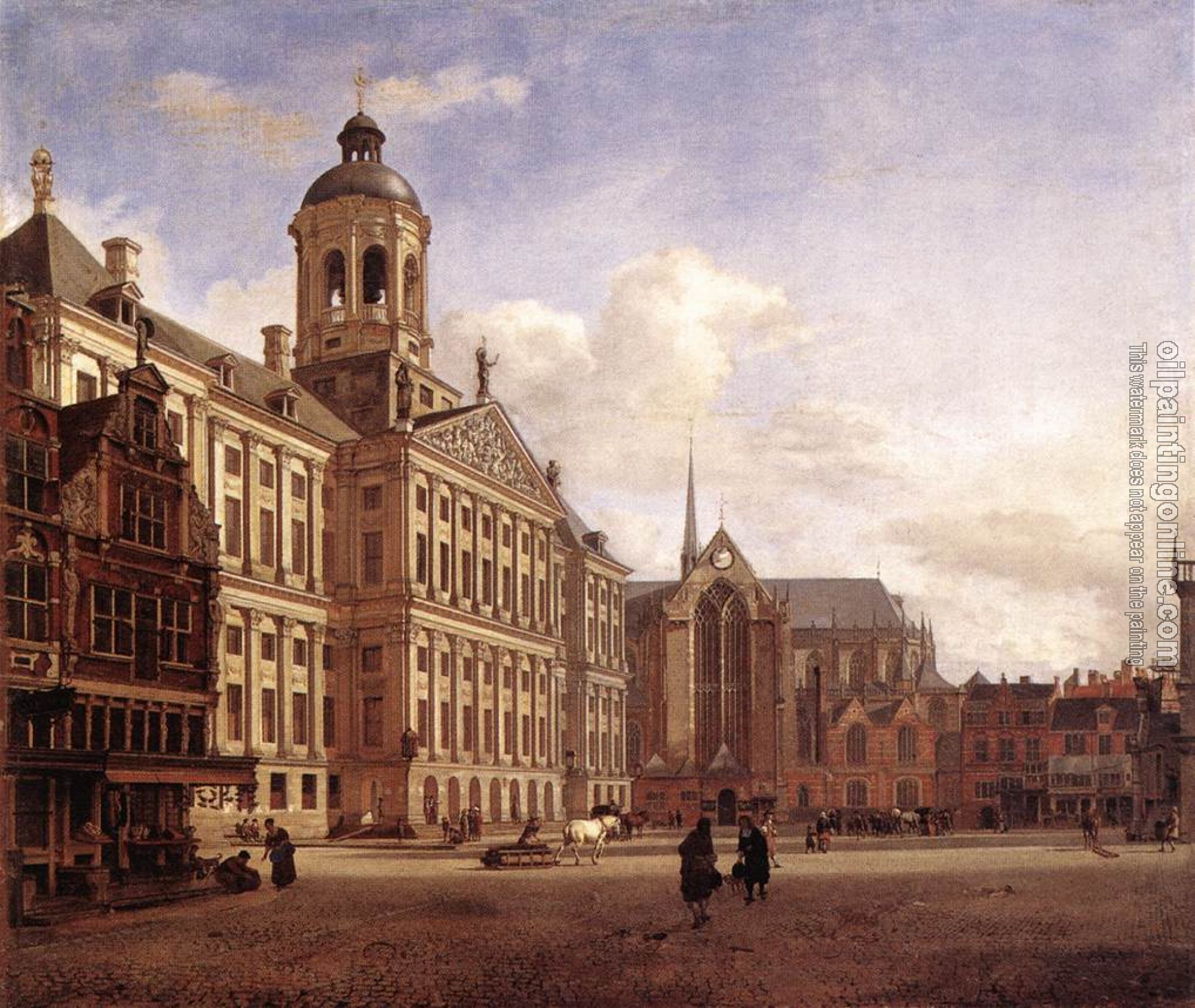 Heyden, Jan van der - The New Town Hall in Amsterdam